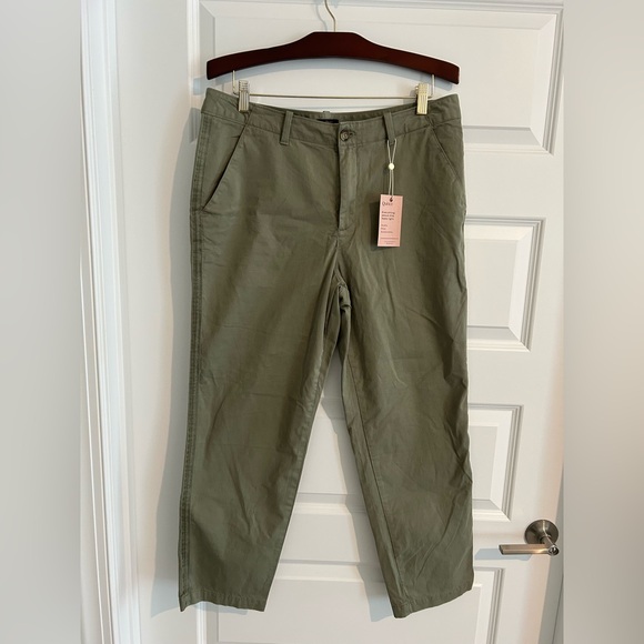 Quince Pants - Quince Olive Green Women's Pants